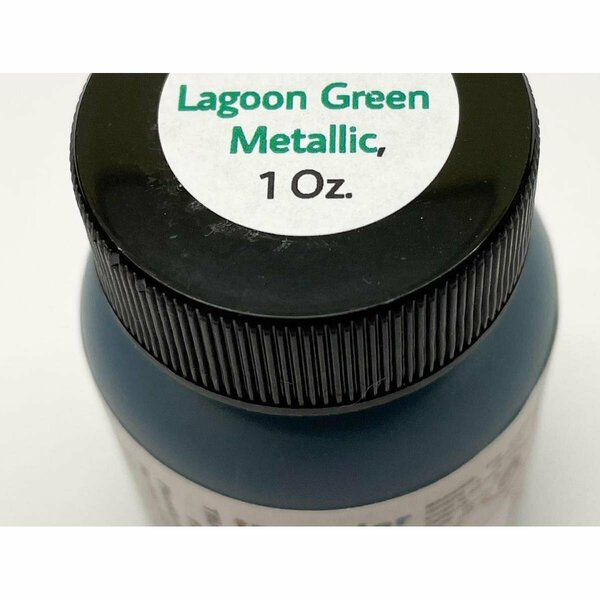 Tru-Color Paint 1 oz Acrylic Paint, Metallic Lagoon Green TCP669